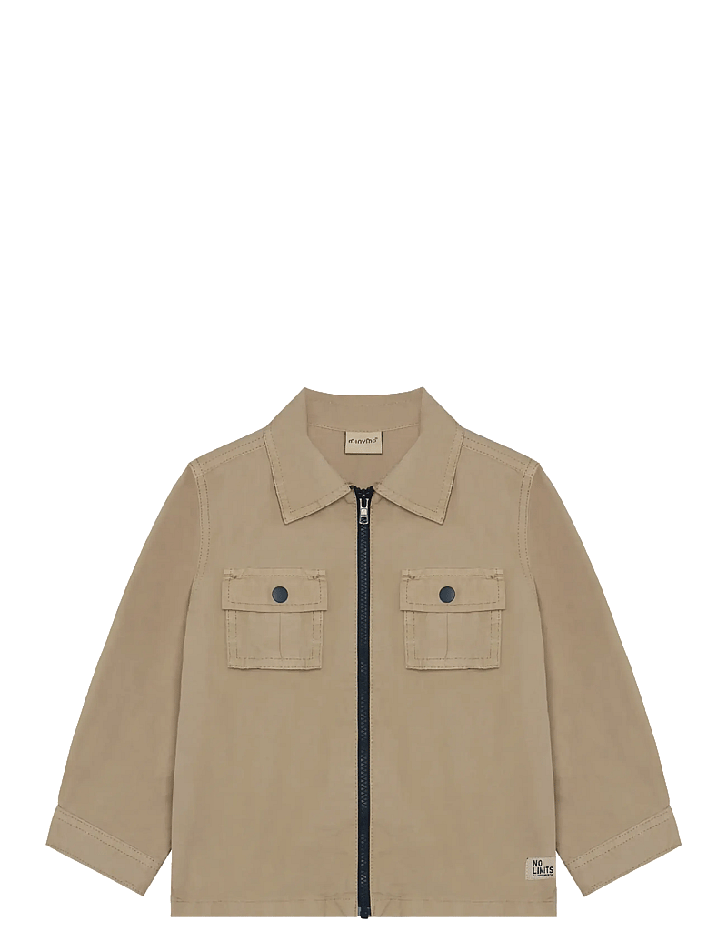 Minymo - Shirt LS Ribstop - light jackets - crockery - 1