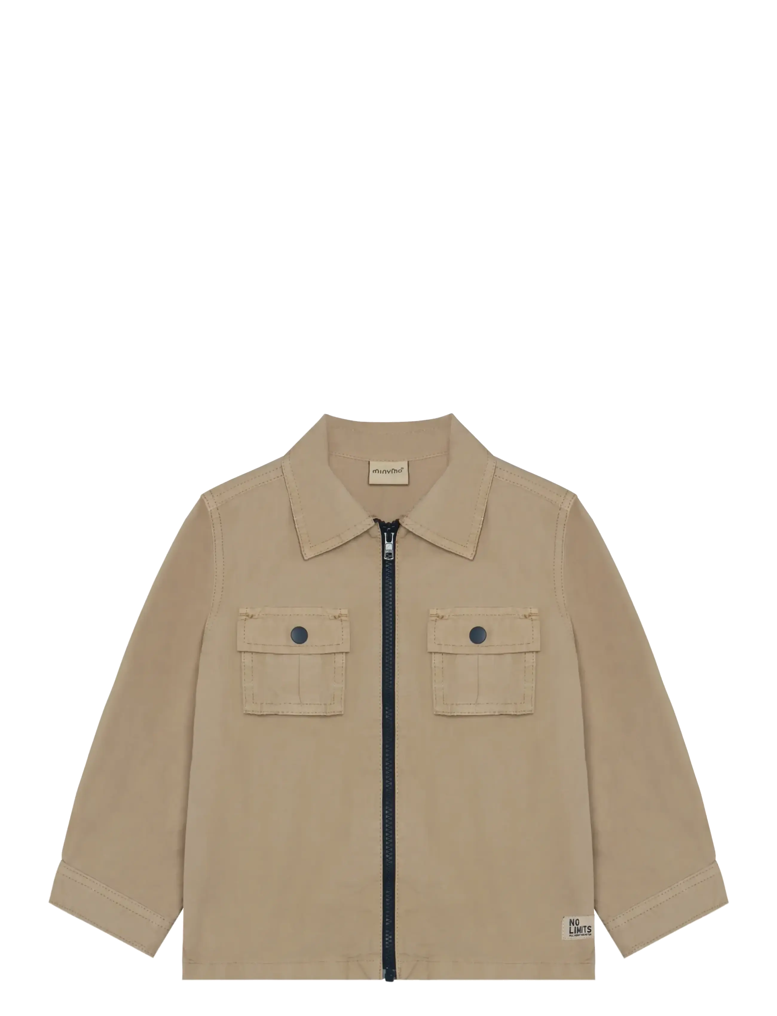 Minymo Shirt LS Ribstop - Lette jakker - CROCKERY / beige
