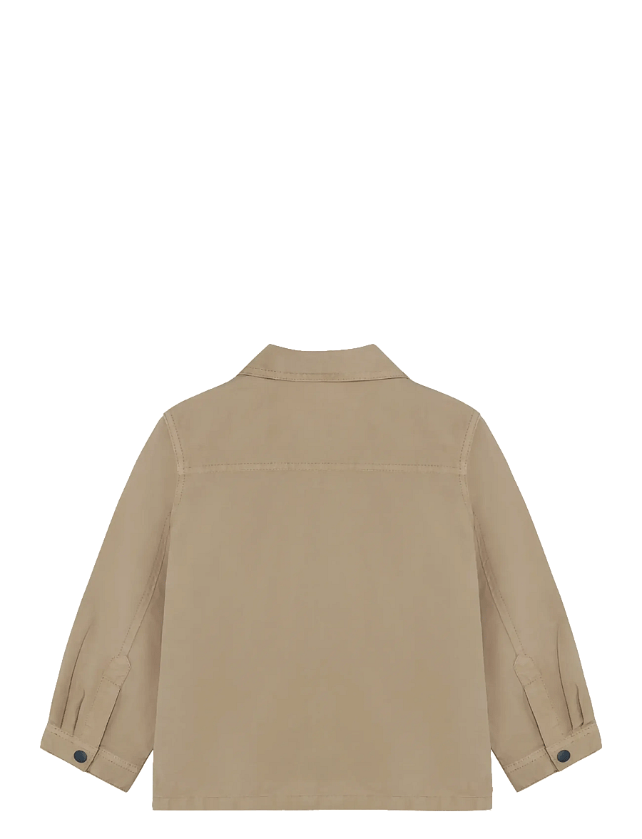 Minymo - Shirt LS Ribstop - tunna jackor - crockery - 2