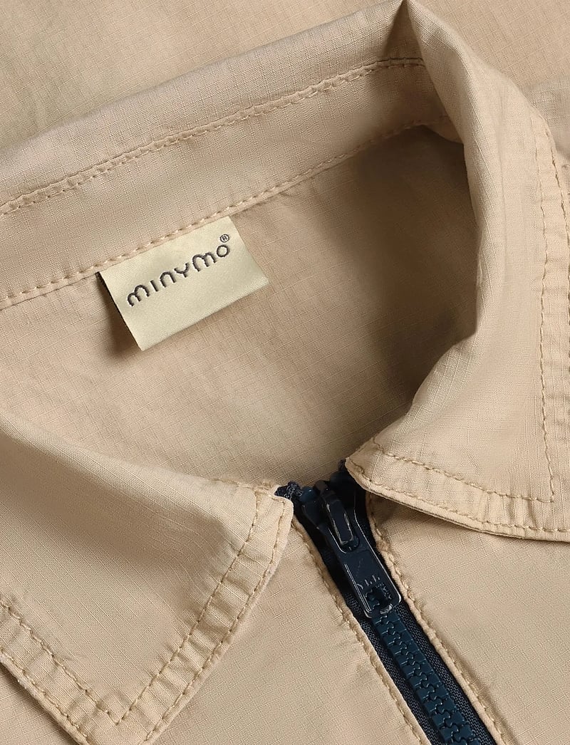 Minymo - Shirt LS Ribstop - Õhukesed joped - crockery - 3