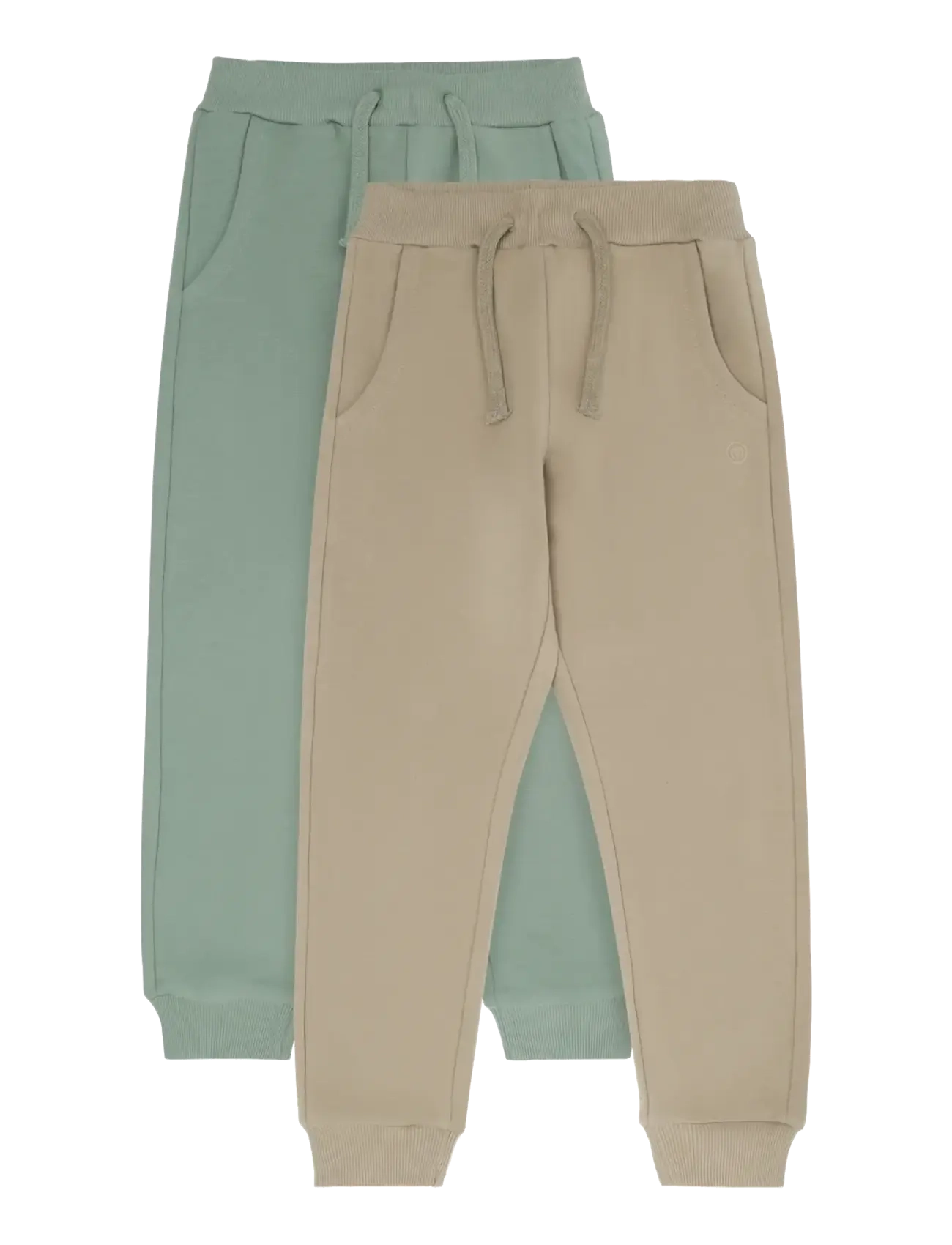 Minymo Pants Sweat 2-Pack - Alaosat - LILY PAD / khaki/green