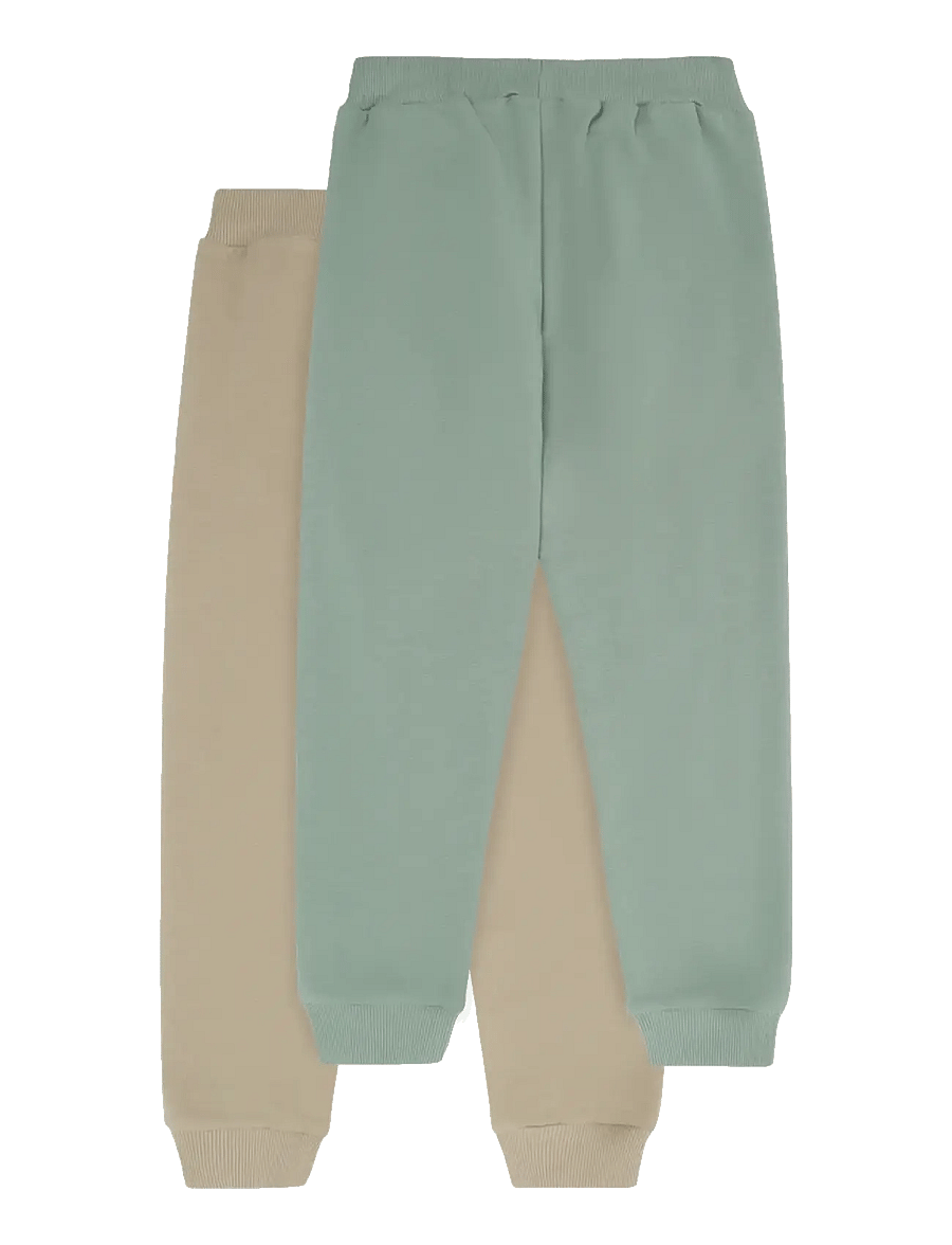 Minymo - Pants Sweat 2-Pack - joggingbroek - lily pad - 1