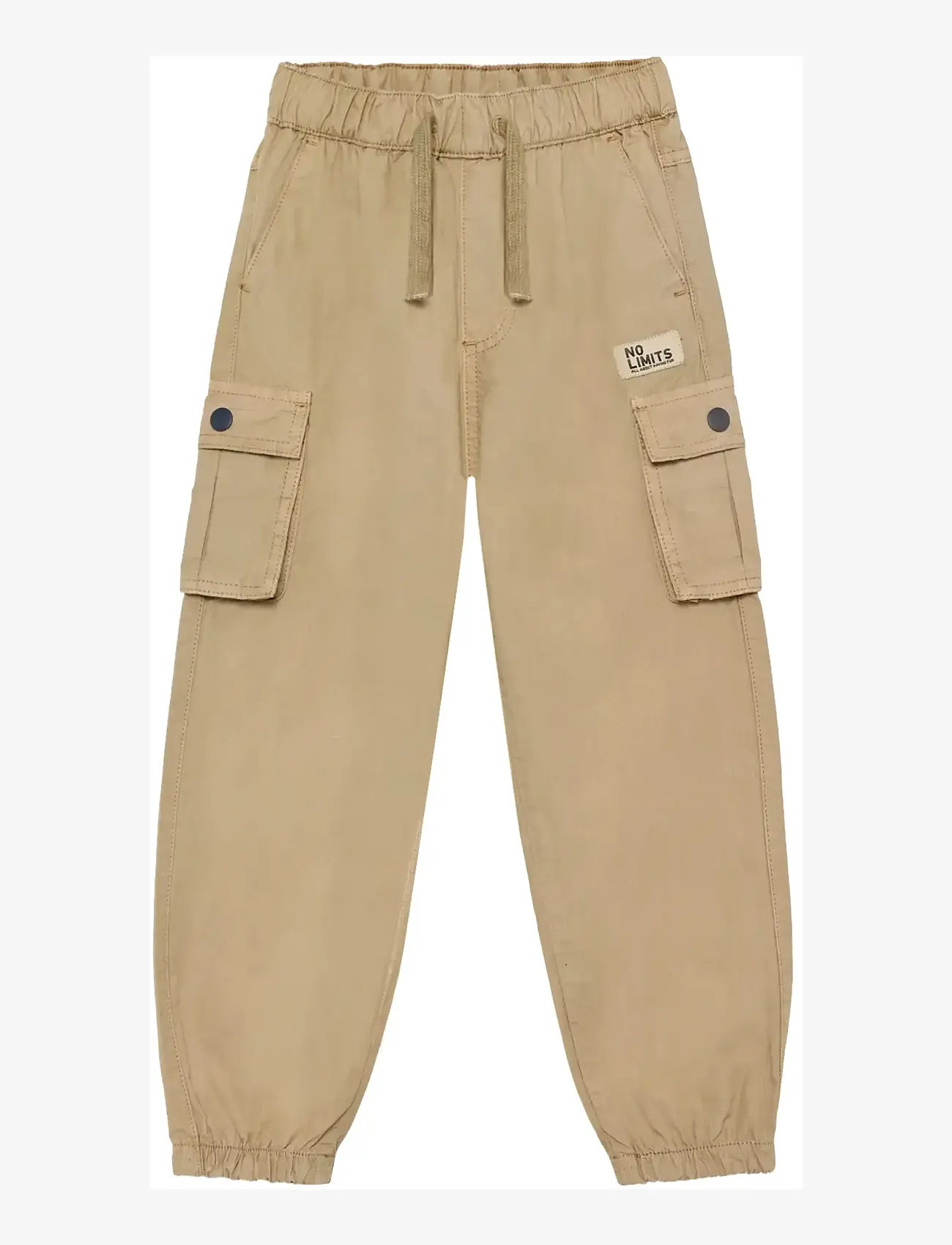 Minymo - Pants Woven Ribstop - cargohosen - crockery - 1