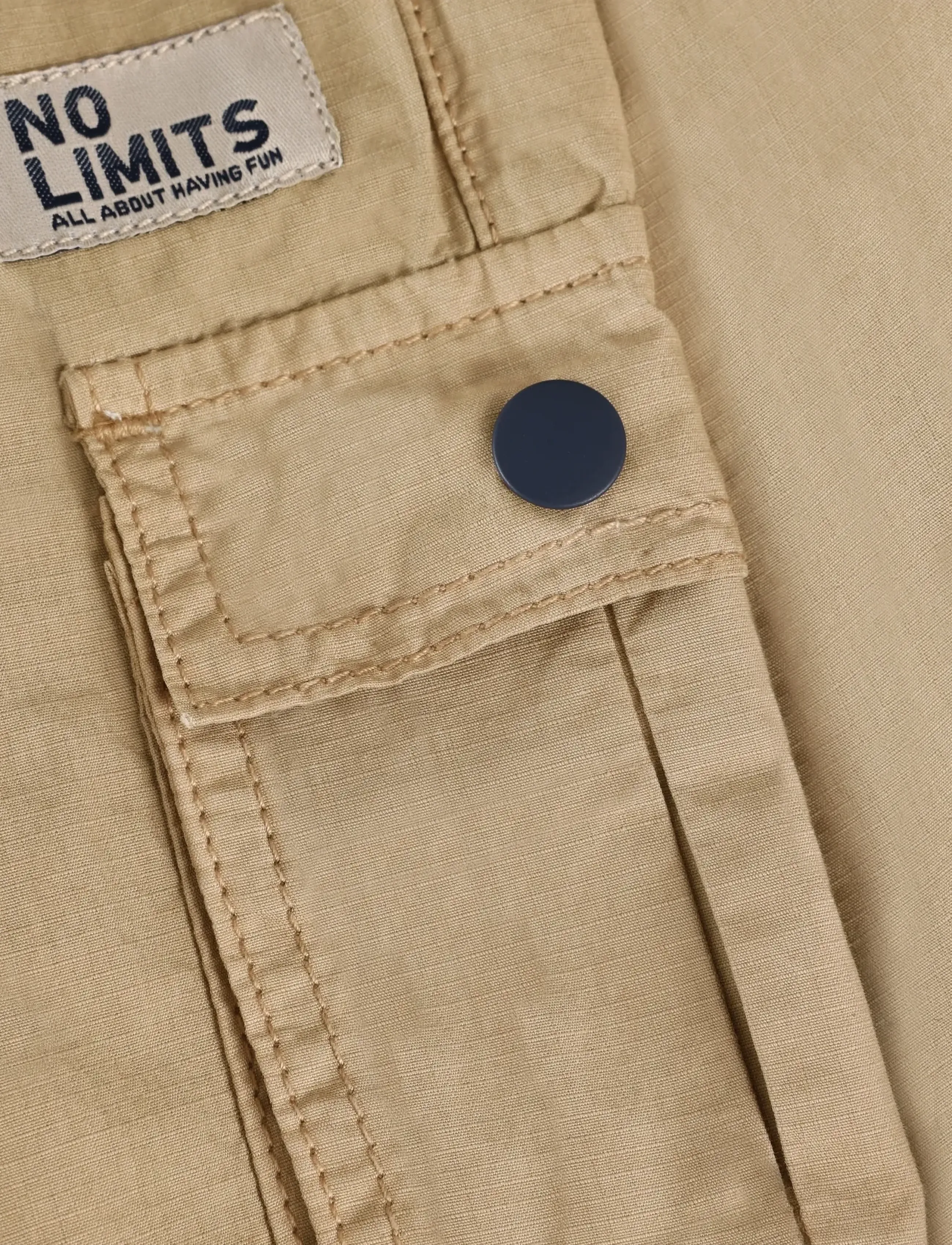 Minymo - Pants Woven Ribstop - cargo-buxur - crockery - 3