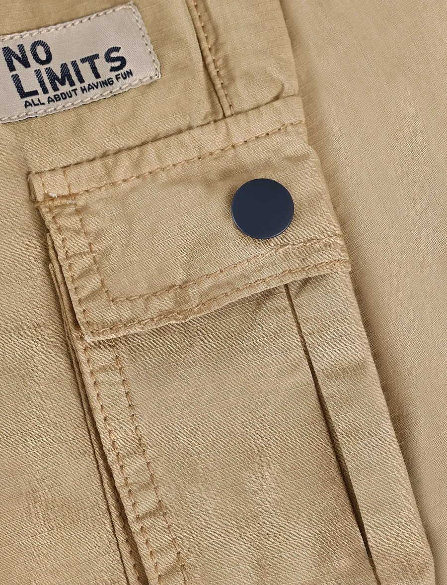 Minymo - Pants Woven Ribstop - cargo-buxur - crockery - 3
