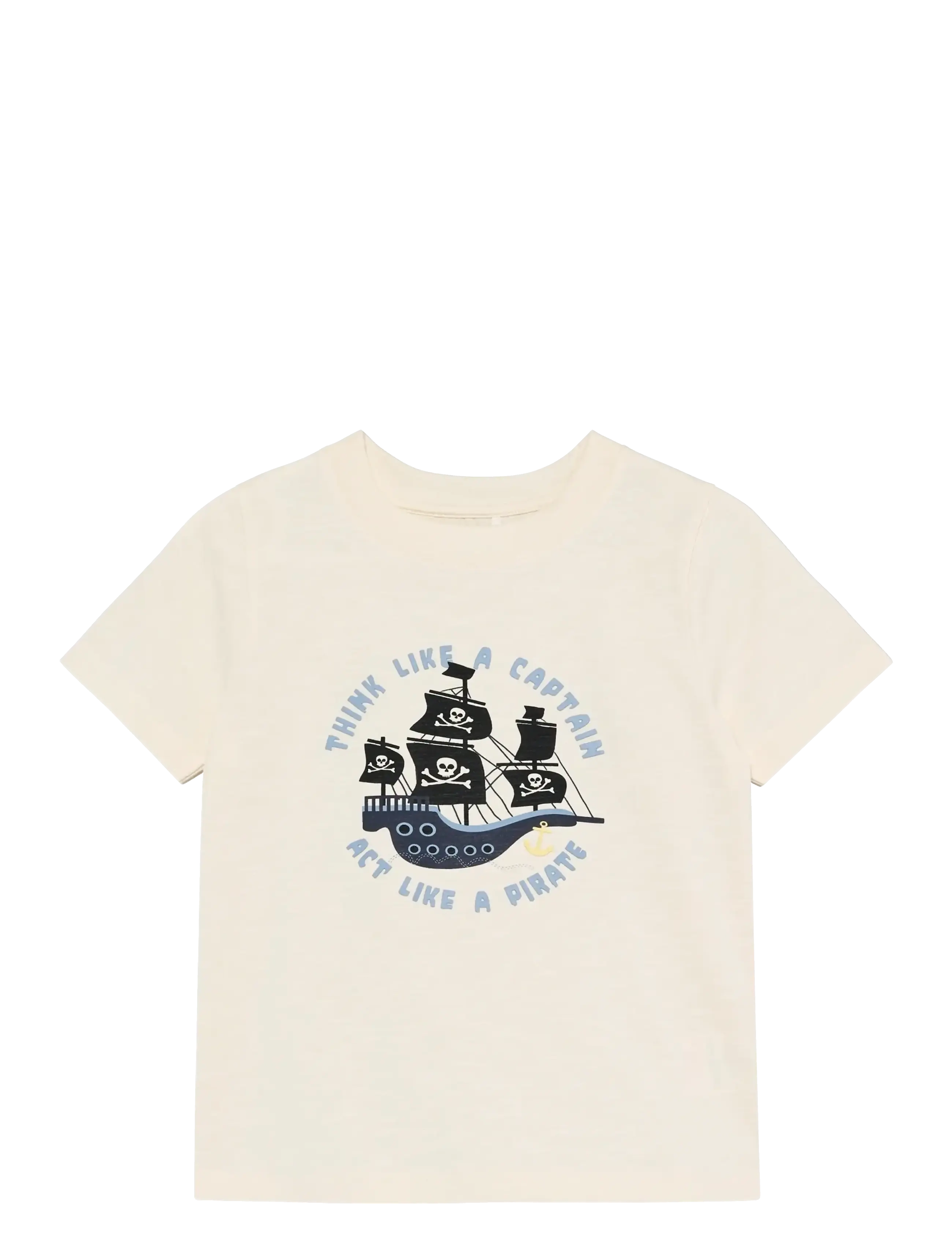 Minymo T-Shirt Ss, 110, Cream, T-Shirts > Kortærmede, Børn