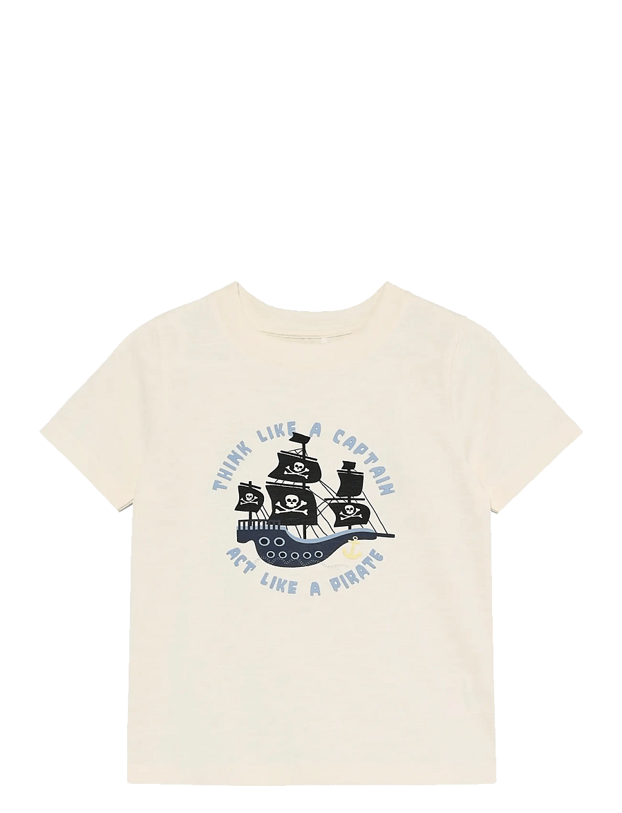 Minymo - T-shirt SS - kortærmede t-shirts - white swan - 0