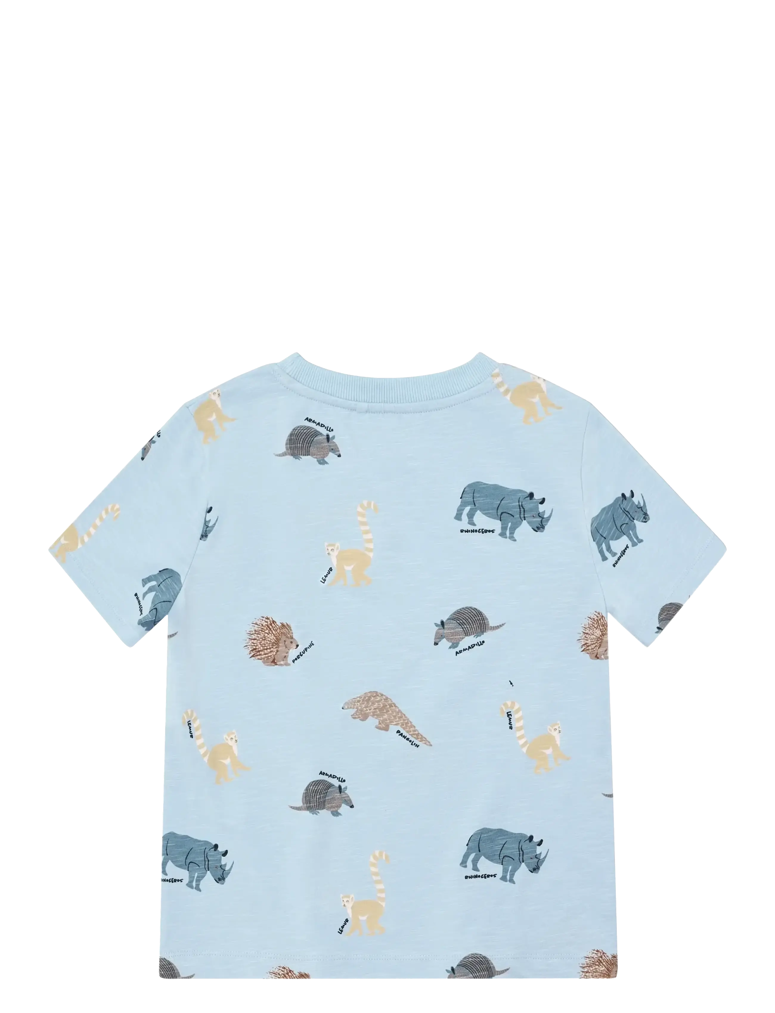 Minymo - T-shirt SS AOP - kortærmede - niagara mist - 1