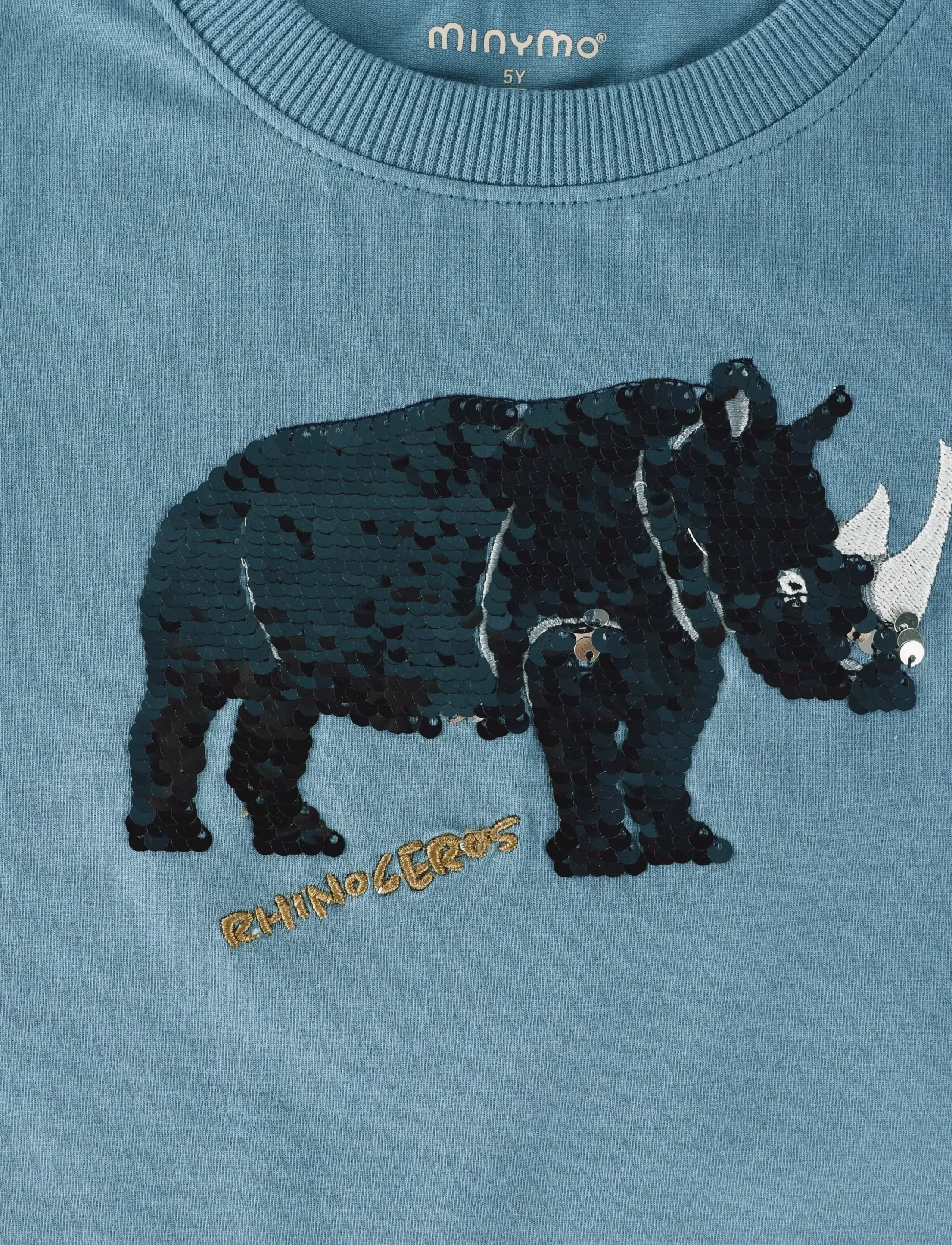Minymo - T-shirt SS - lühikeste varrukatega t-särgid - blue shadow - 2