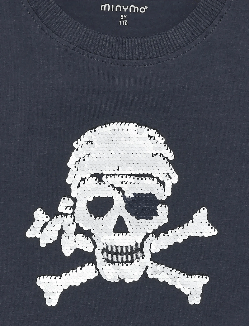 Minymo - T-shirt SS - kurzärmelige - odyssey gray - 2