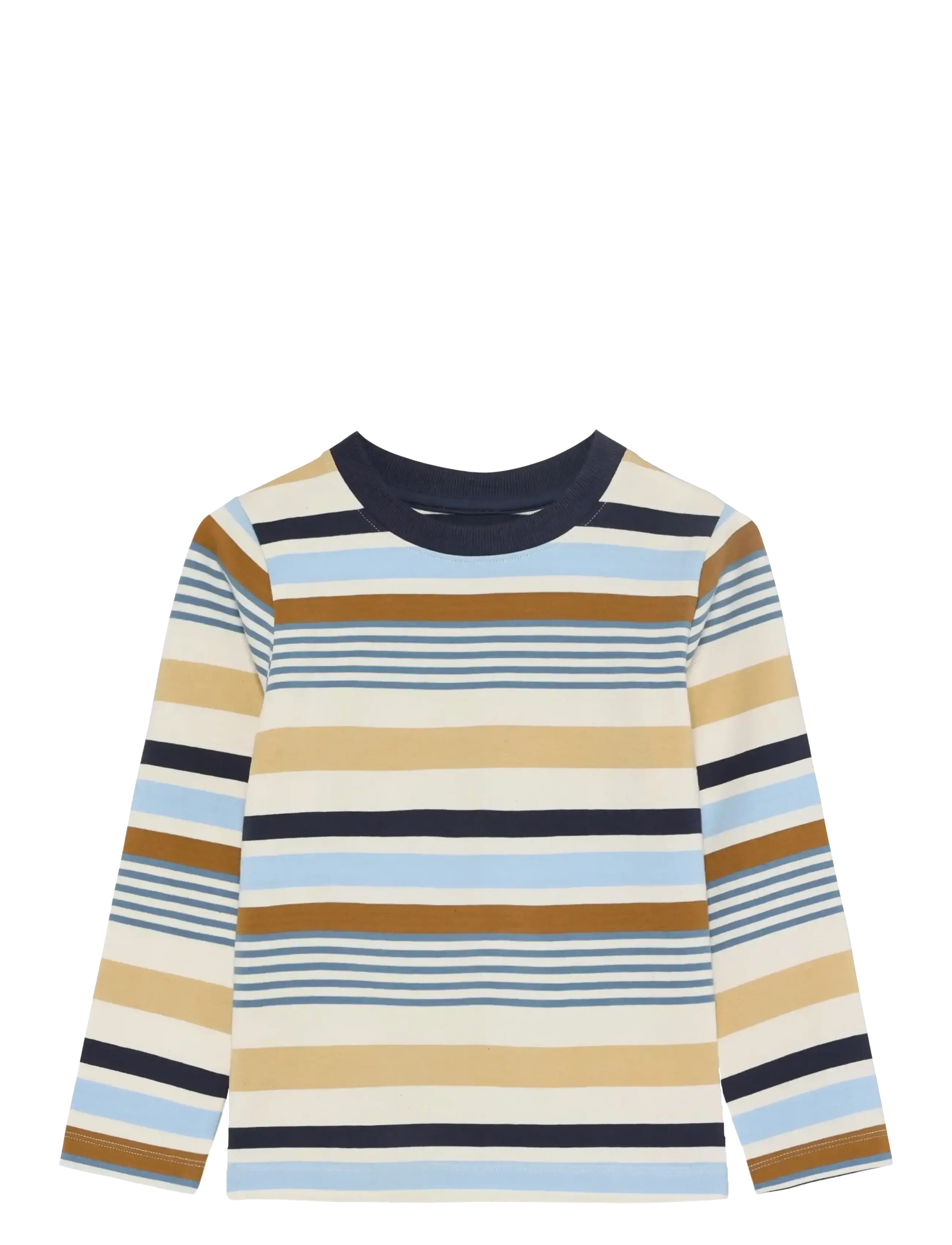 Minymo T-shirt LS Y/D - Overdele - ODYSSEY GRAY / multi