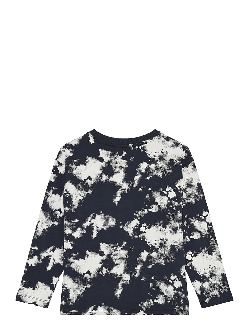 Minymo - T-shirt LS AOP - pikkade varrukatega - odyssey gray - 2