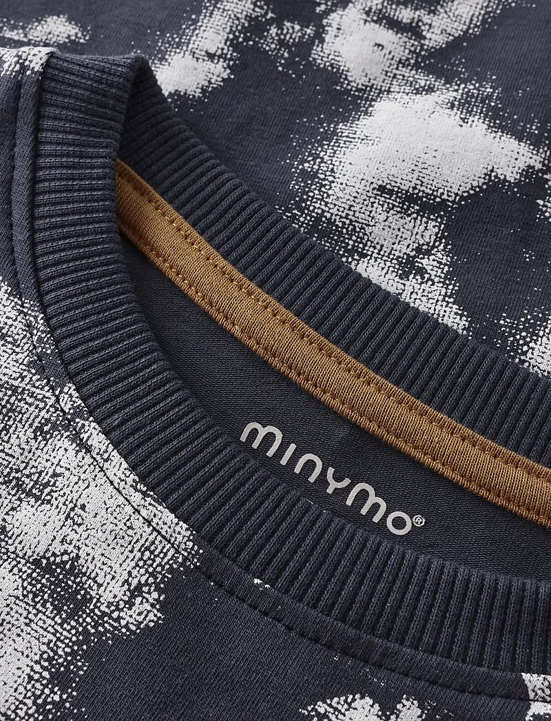Minymo - T-shirt LS AOP - pikkade varrukatega - odyssey gray - 3