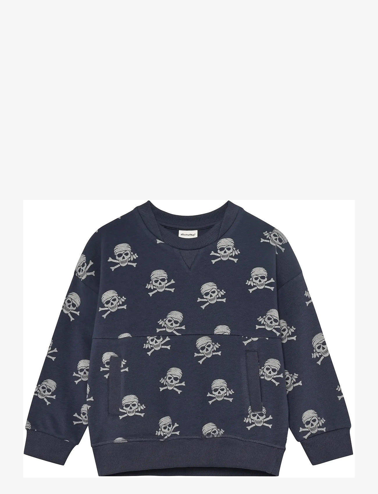 Minymo - Sweatshirt LS AOP - bluzy - odyssey gray - 1