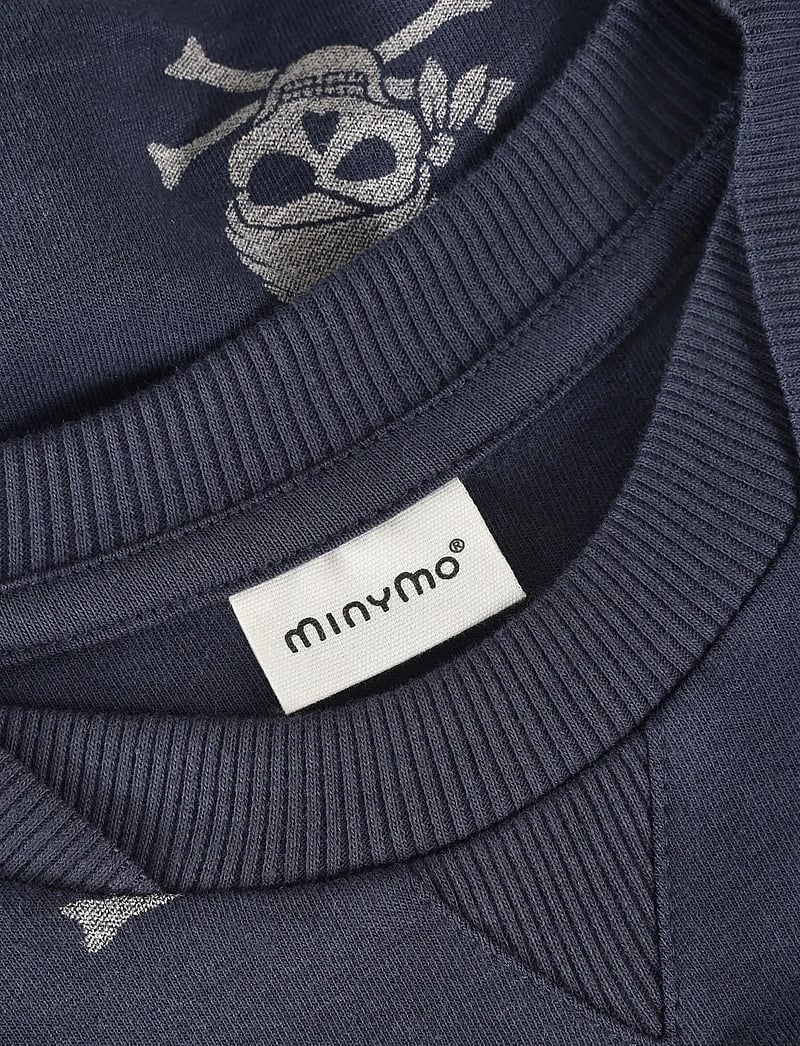Minymo - Sweatshirt LS AOP - bluzy - odyssey gray - 3