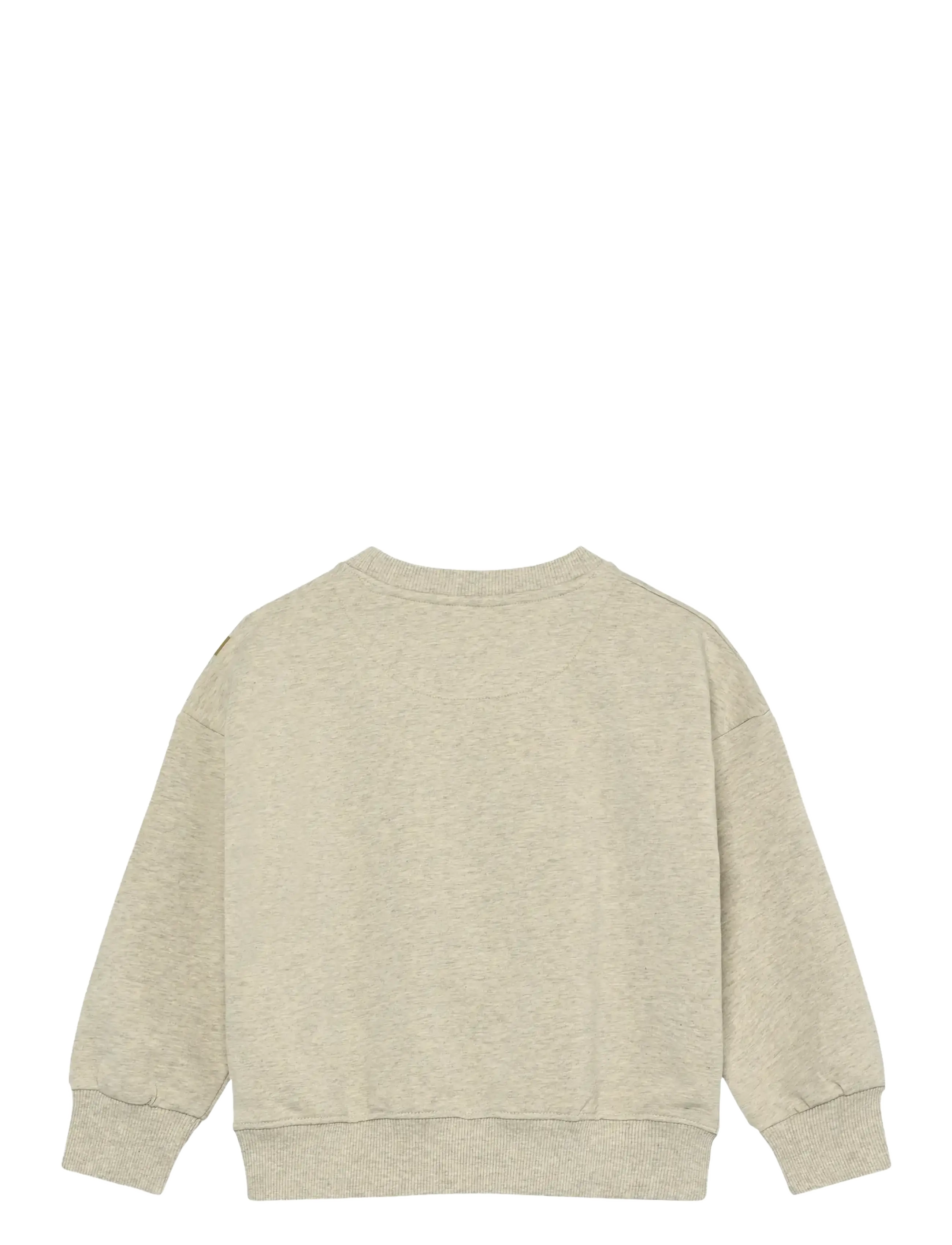 Minymo - Sweatshirt LS - sporta džemperi - beige melange - 1