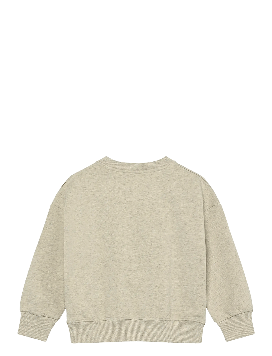 Minymo - Sweatshirt LS - sporta džemperi - beige melange - 1