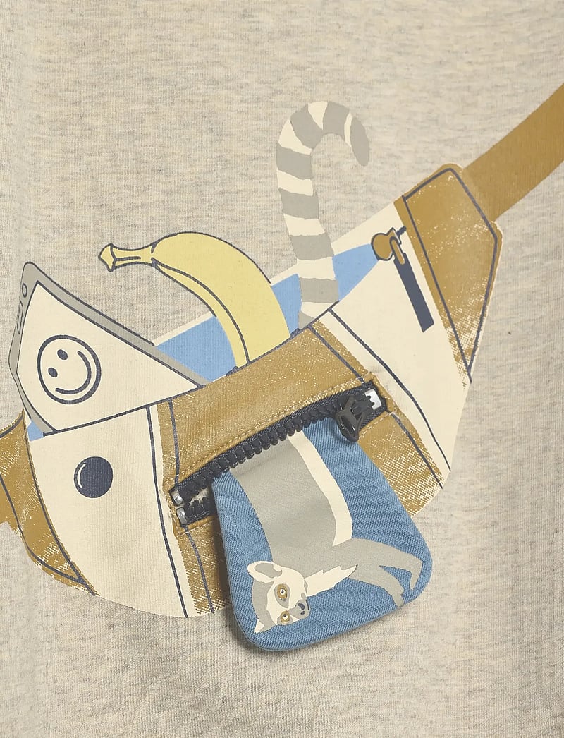 Minymo - Sweatshirt LS - sweatshirts - beige melange - 2