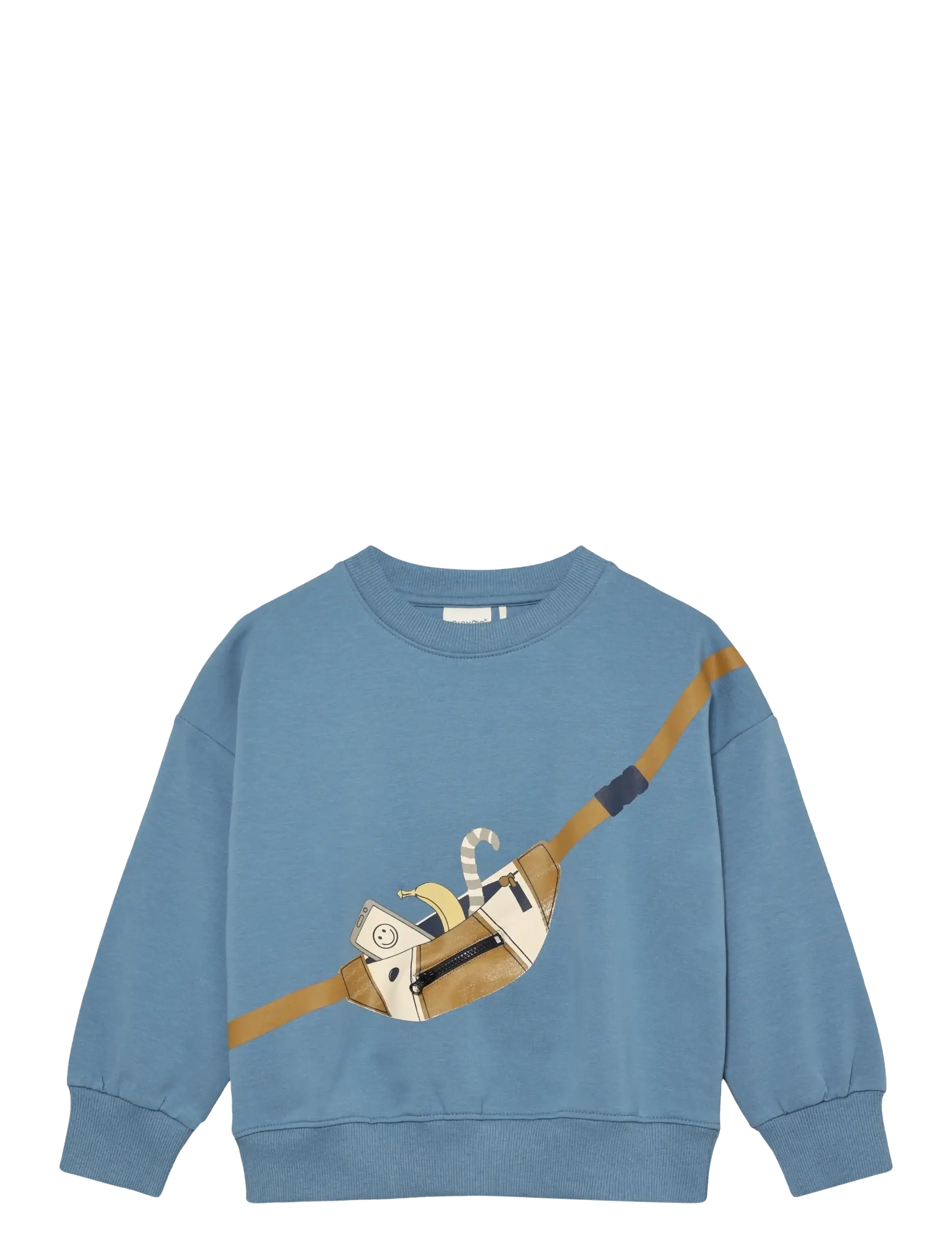 Minymo Sweatshirt Ls, 128, Sweatshirts & Hoodies, Blau - Sweatshirts, Kinder