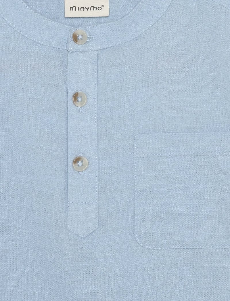 Minymo - Shirt LS - pikkade varrukatega särgid - niagara mist - 2