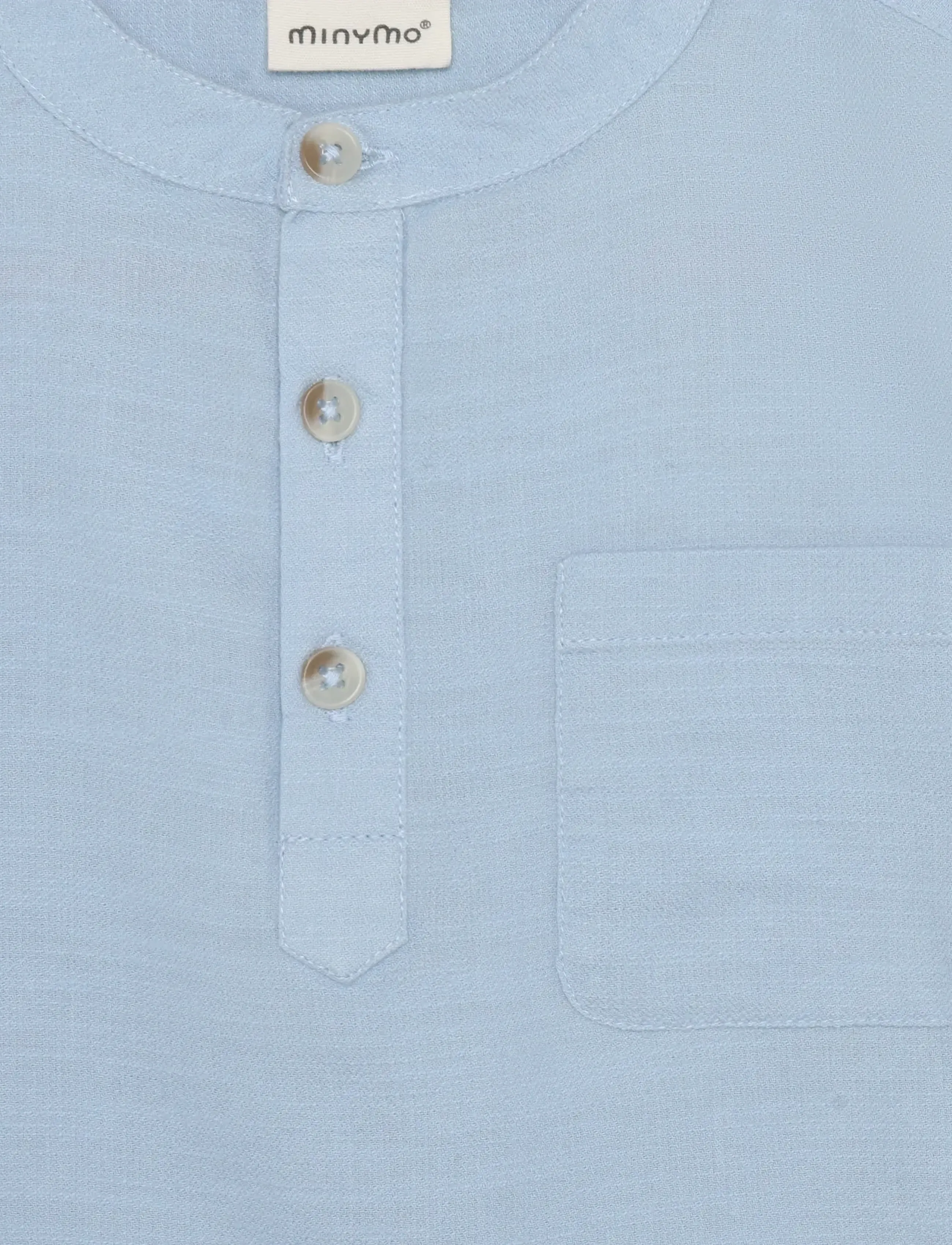 Minymo - Shirt LS - skjorter - niagara mist - 2
