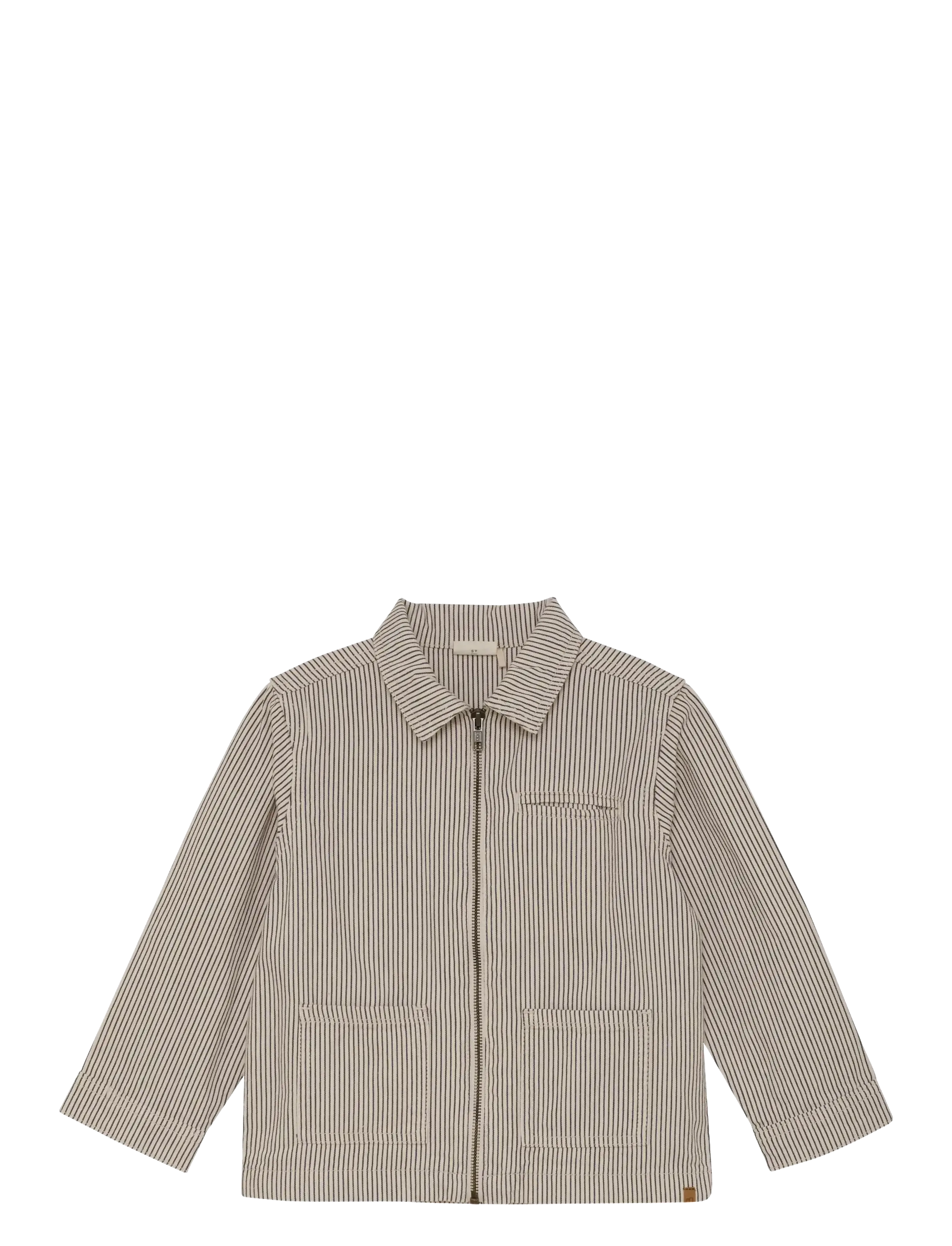 Minymo Shirt LS Twill Y/D - Minymo - WHITE SWAN / beige