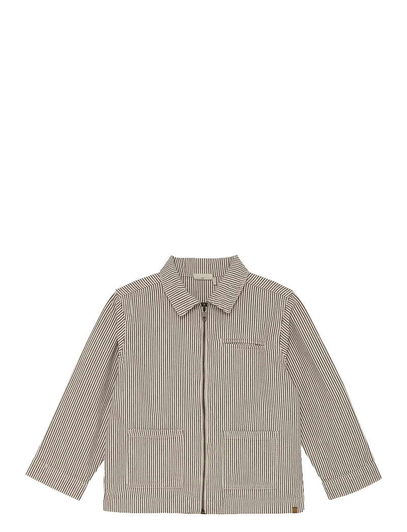 Minymo - Shirt LS Twill Y/D - light jackets - white swan - 0
