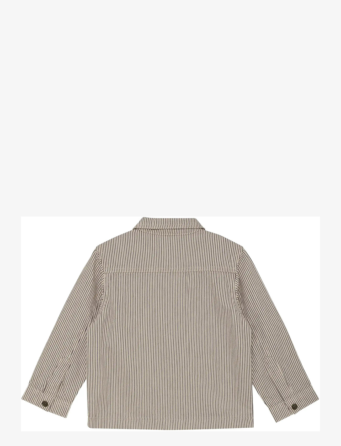 Minymo - Shirt LS Twill Y/D - light jackets - white swan - 1