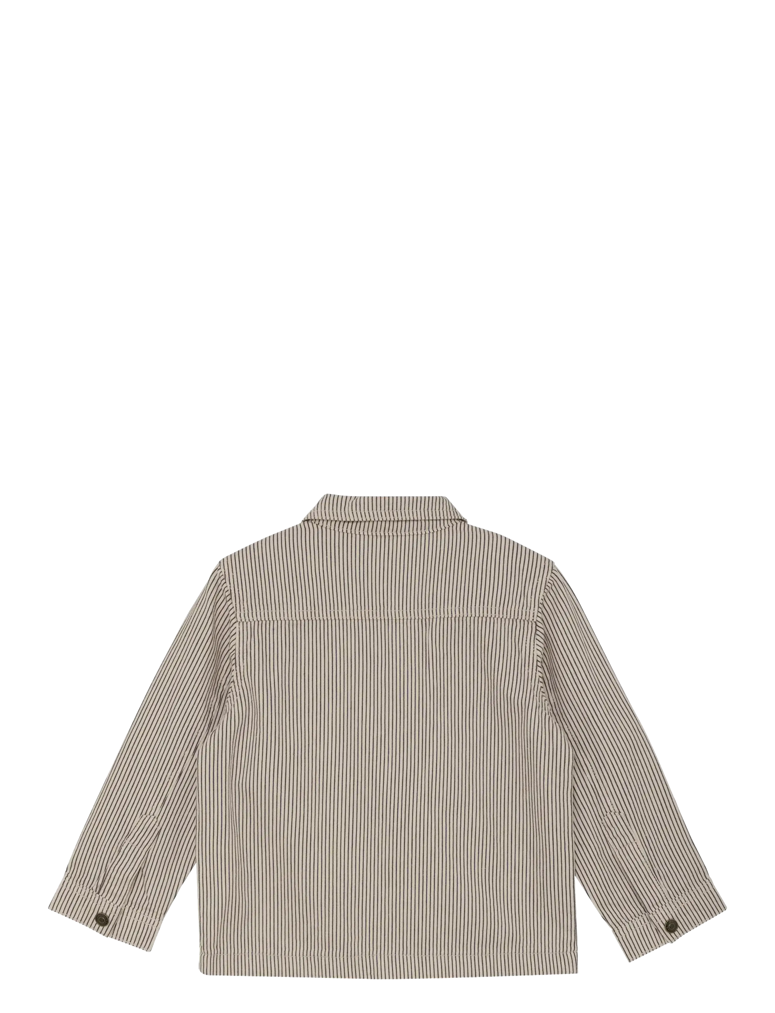 Minymo - Shirt LS Twill Y/D - tunna jackor - white swan - 1
