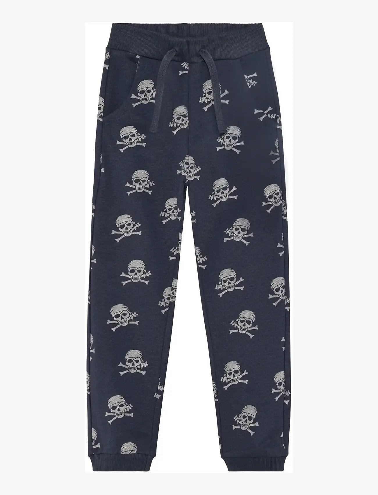 Minymo - Pants Sweat AOP - sweatpants - odyssey gray - 0