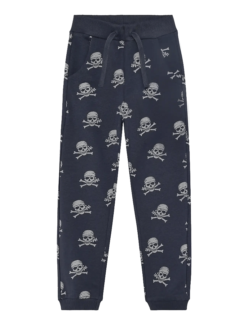 Minymo - Pants Sweat AOP - sweatpants - odyssey gray - 0