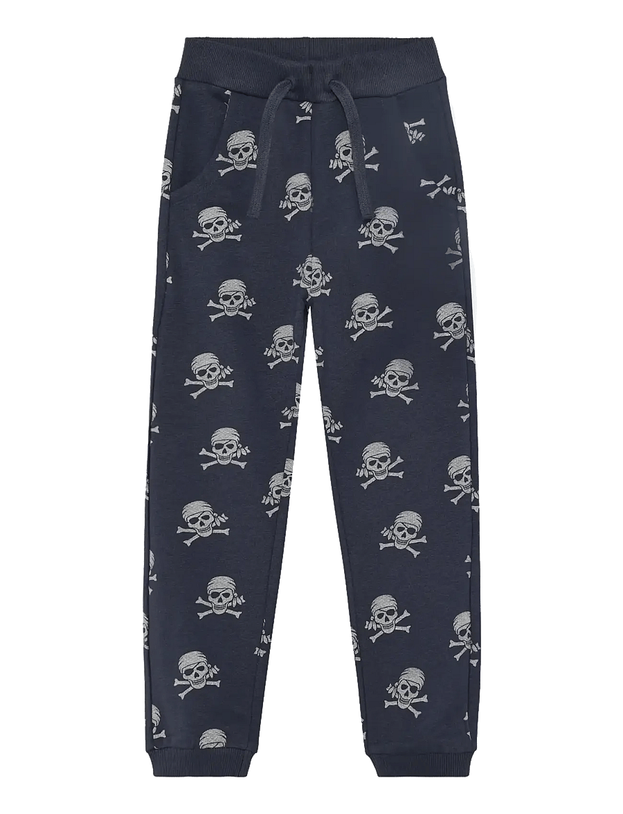 Minymo - Pants Sweat AOP - jogginghosen - odyssey gray - 0