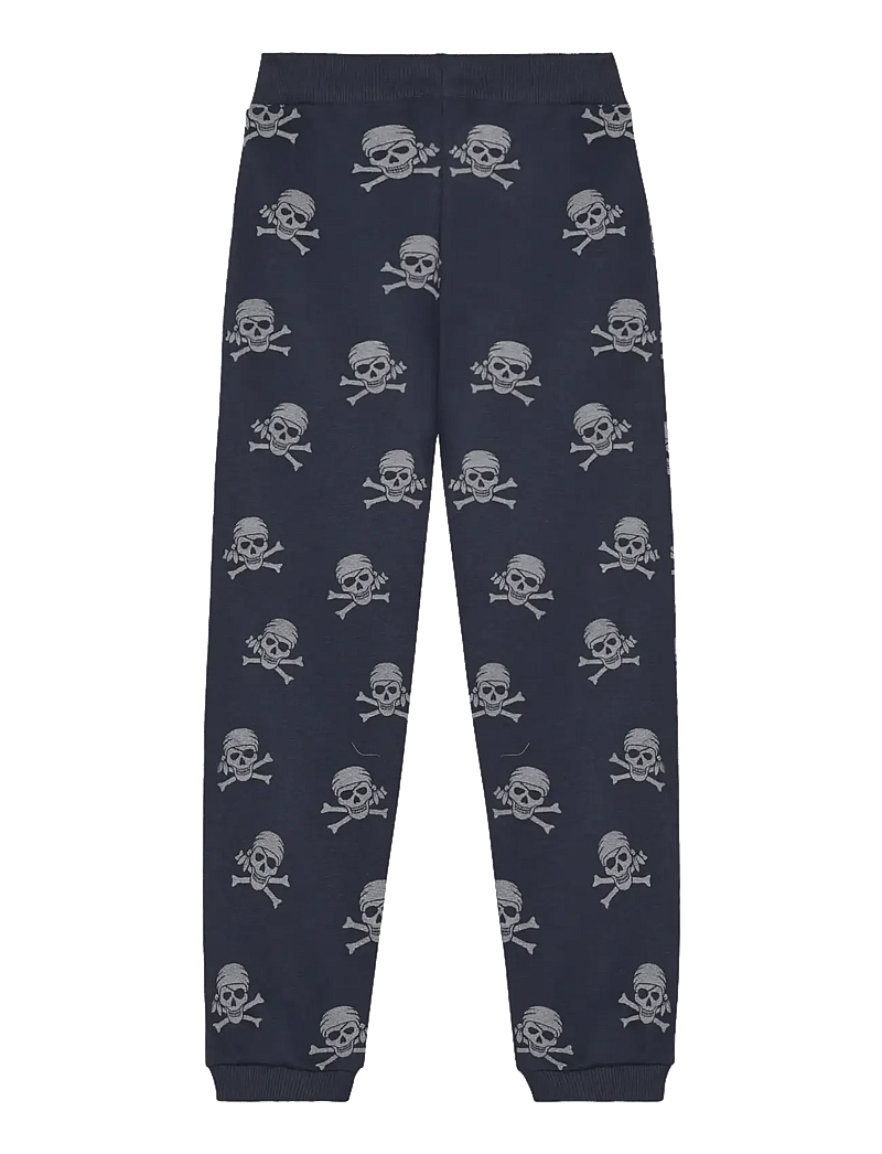Minymo - Pants Sweat AOP - sweatpants - odyssey gray - 1