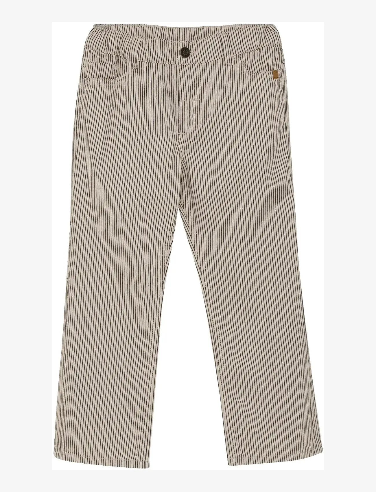 Minymo - Pants Twill Y/D - verslaðu eftir aldri - white swan - 0