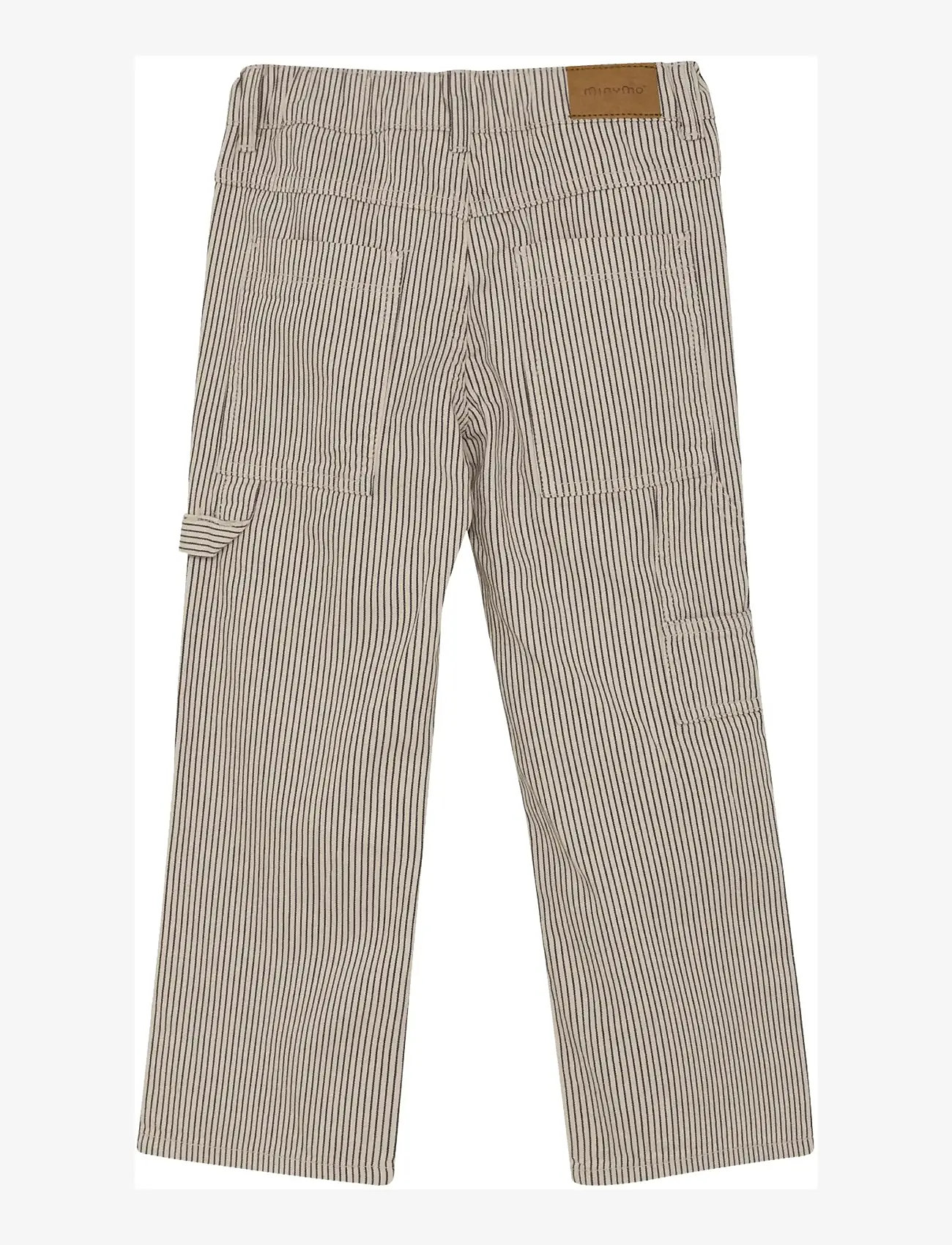 Minymo - Pants Twill Y/D - verslaðu eftir aldri - white swan - 1