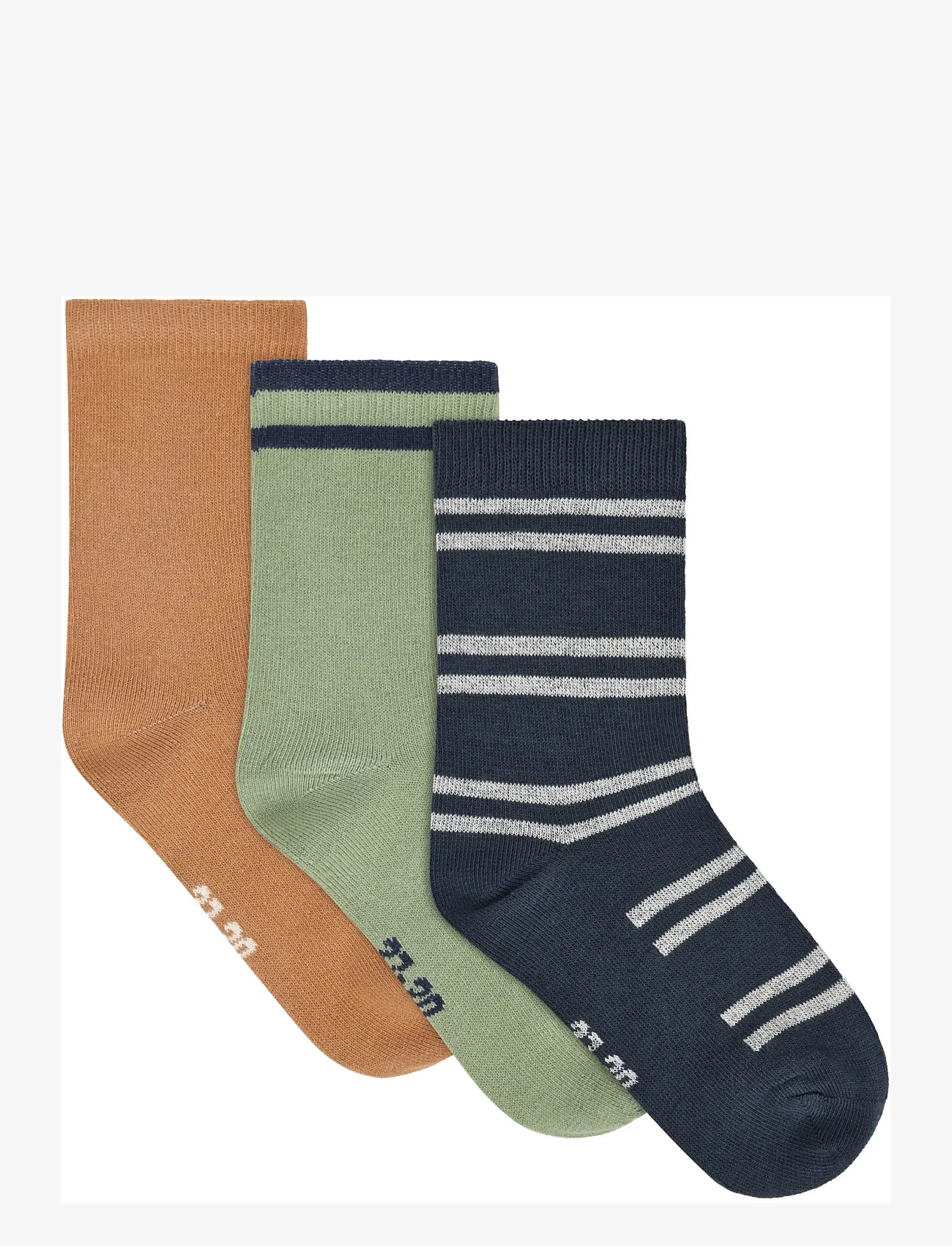 Minymo - 3-Pack Socks - socks - lily pad - 0