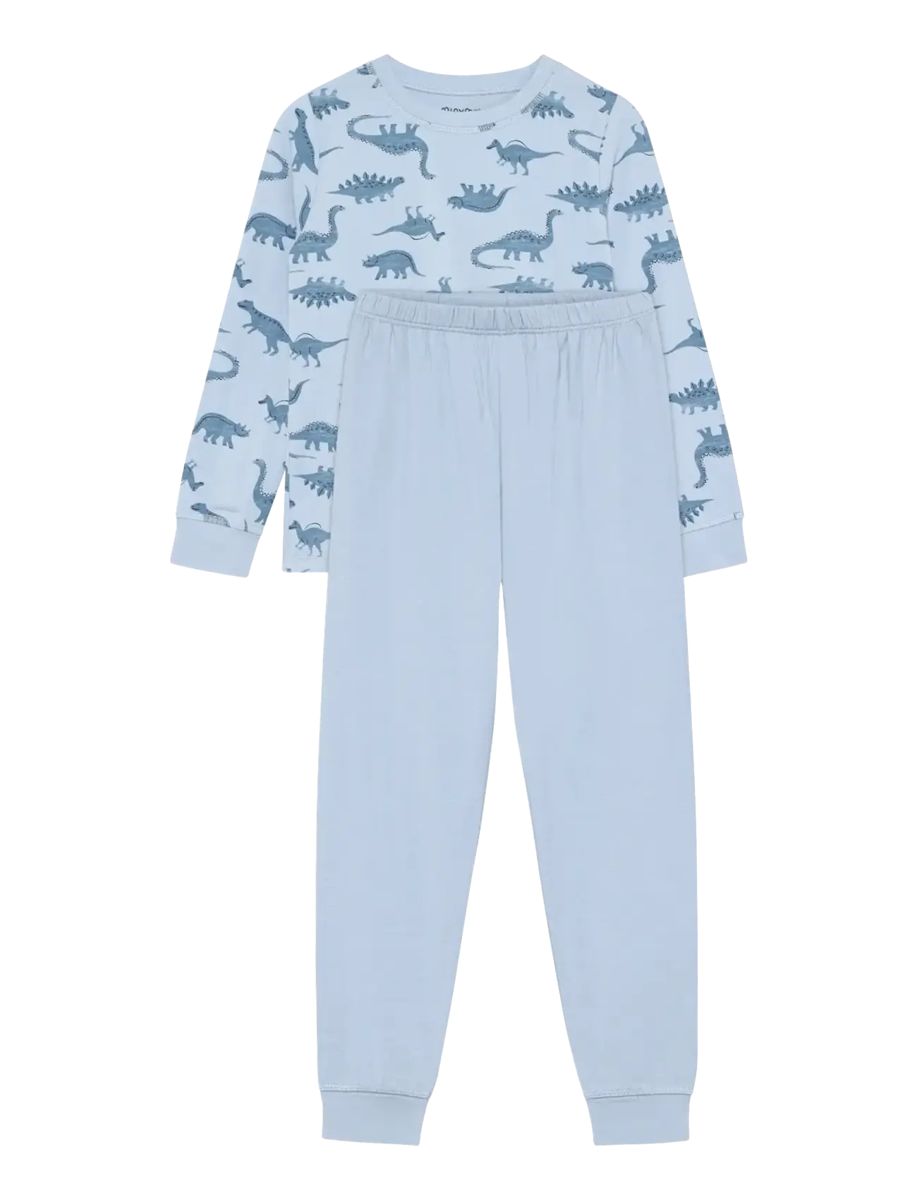 Minymo Pyjamas Ls Set Aop, 152, Pyjamas, Blau - Pyjama Sets, Kinder