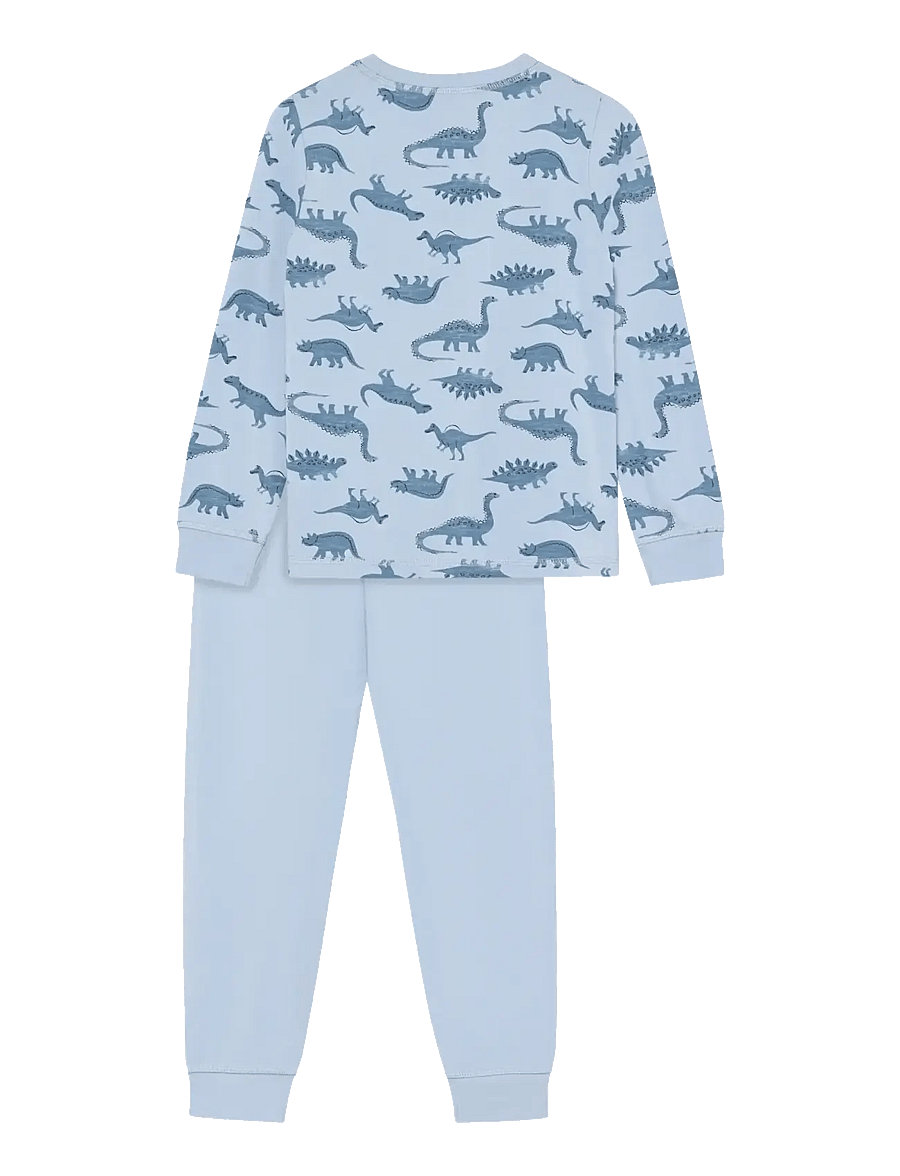 Minymo - Pyjamas LS Set AOP - pyjamassæt - niagara mist - 1