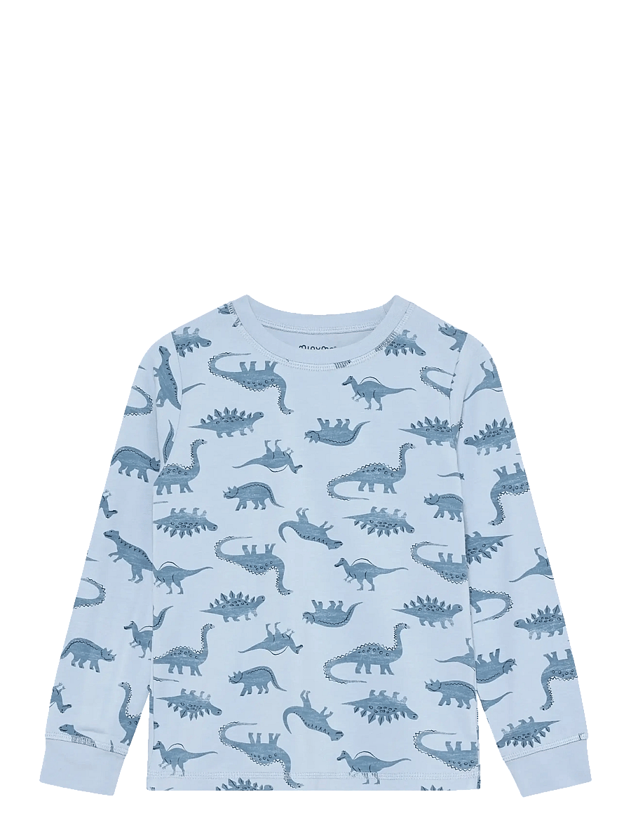 Minymo - Pyjamas LS Set AOP - pyjamassæt - niagara mist - 2