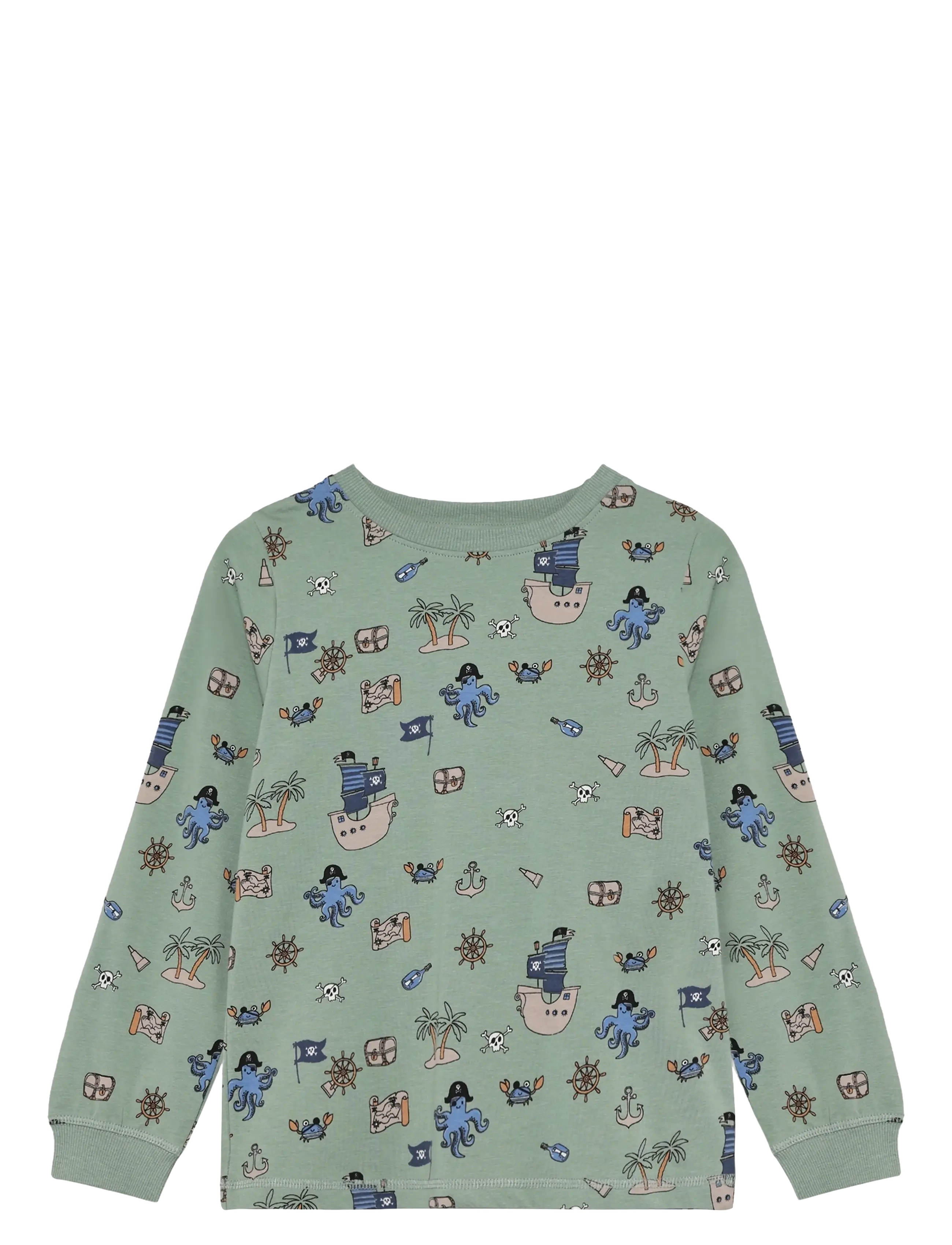 Minymo - Pyjamas LS Set AOP - lily pad - 2