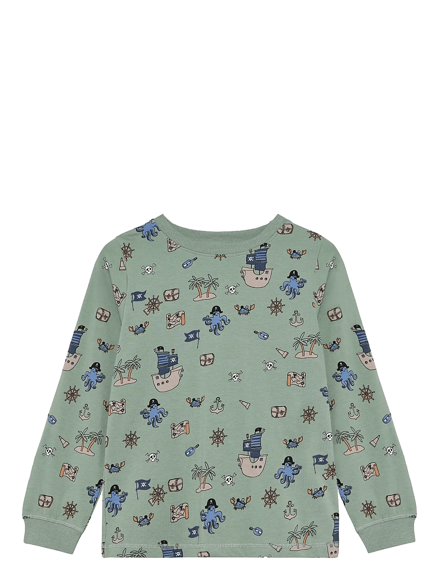 Minymo - Pyjamas LS Set AOP - lily pad - 2