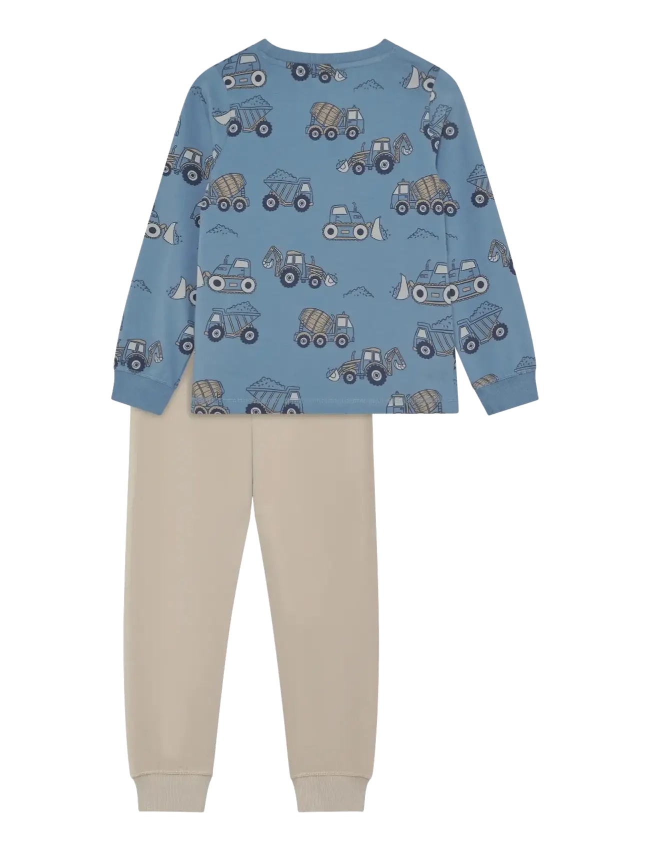 Minymo - Pyjamas LS Set AOP - sets - blue shadow - 1