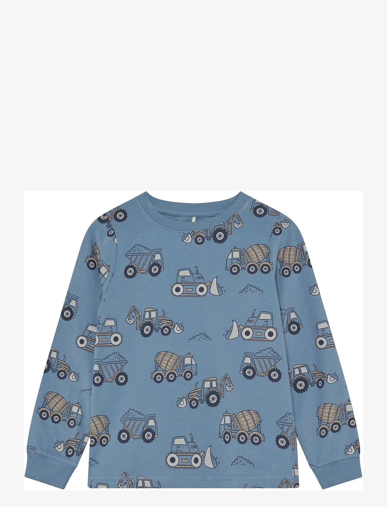 Minymo - Pyjamas LS Set AOP - sets - blue shadow - 2