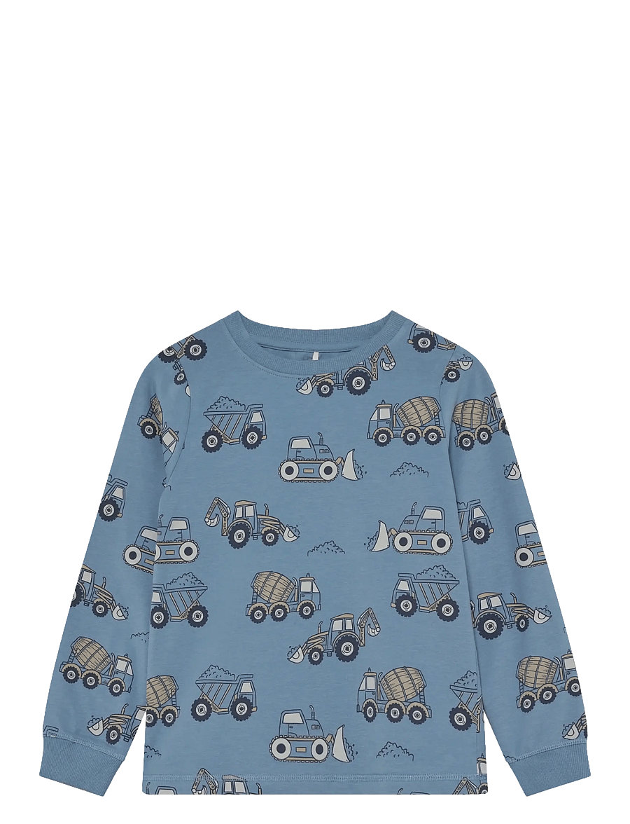 Minymo - Pyjamas LS Set AOP - pyjamasset - blue shadow - 2
