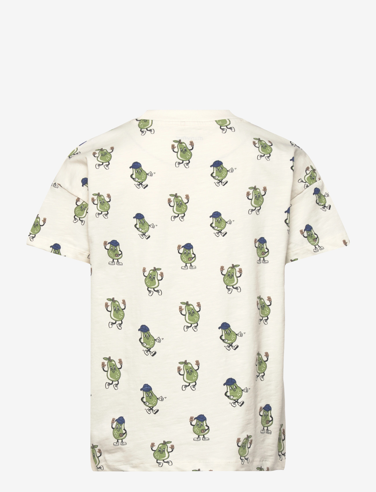 Minymo - T-shirt SS AOP - short-sleeved t-shirts - vanilla ice - 1