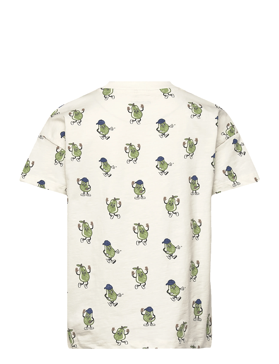 Minymo - T-shirt SS AOP - osta vanuse järgi - vanilla ice - 1