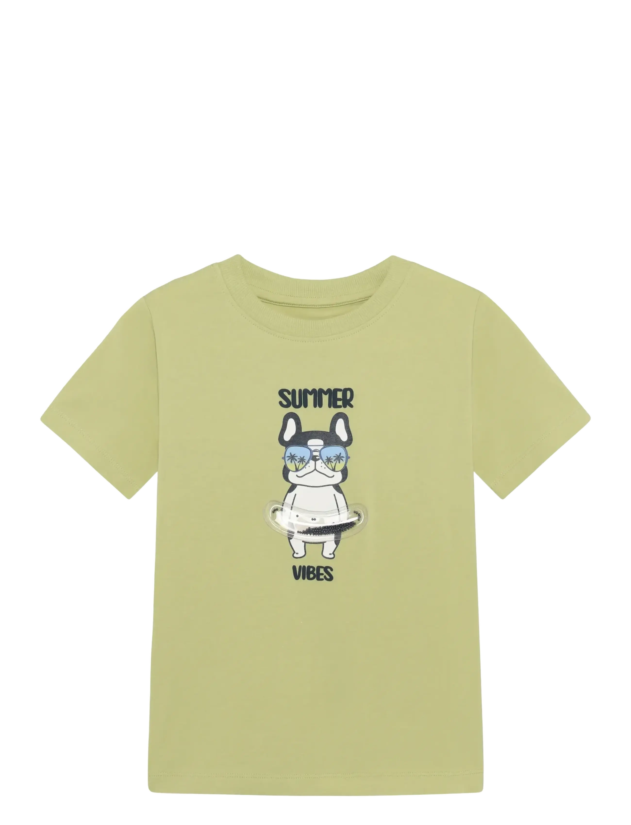 Minymo T-shirt SS - Minymo - WINTER PEAR / green