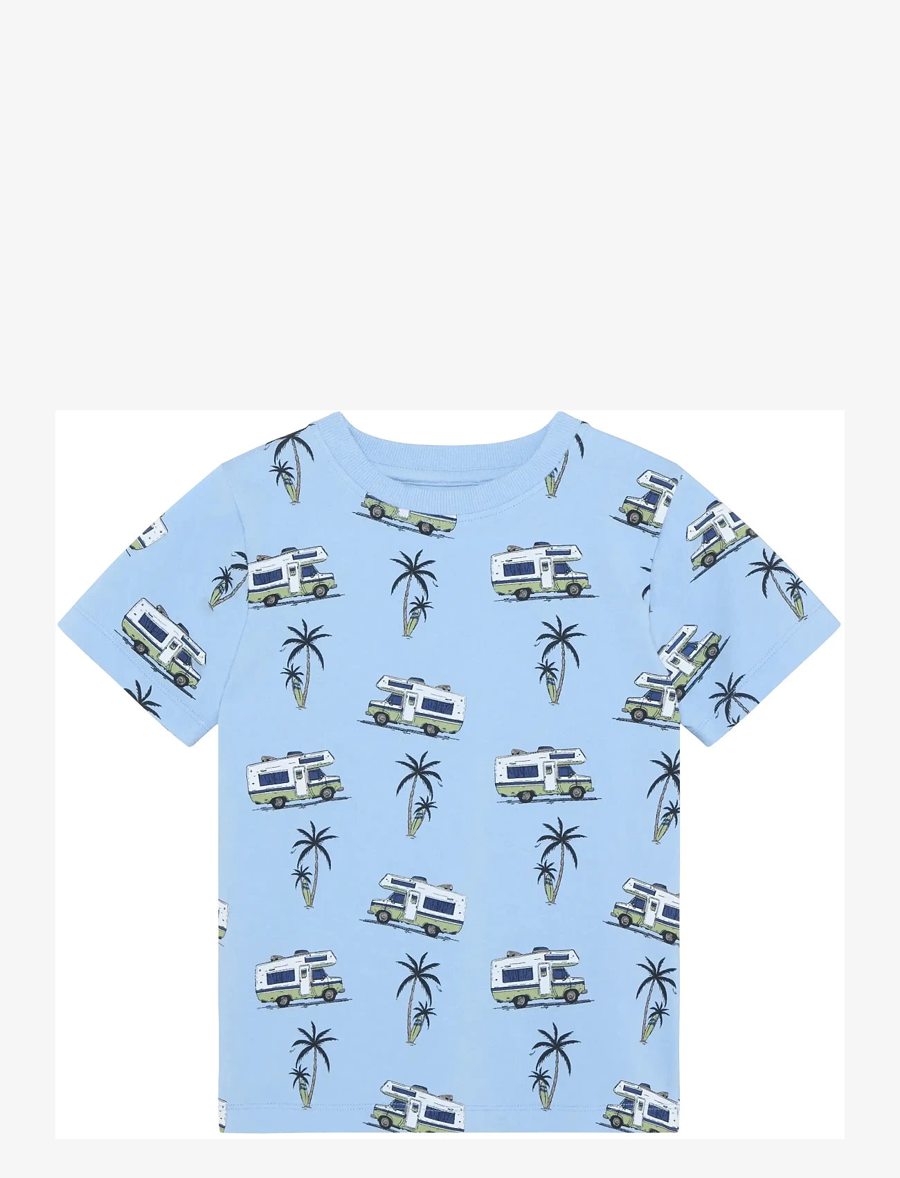 Minymo - T-shirt SS AOP - kortärmade t-shirts - polaris star - 1