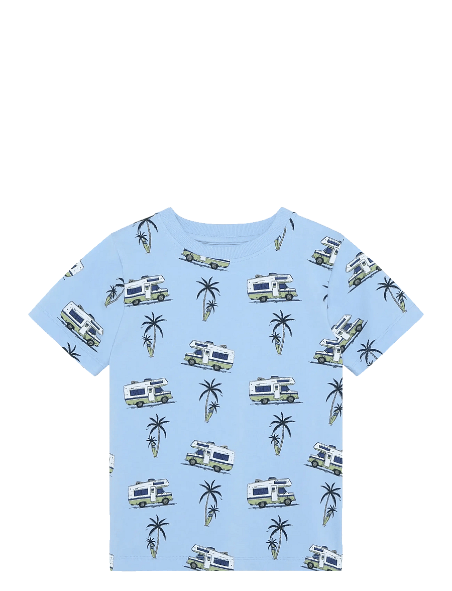 Minymo - T-shirt SS AOP - short-sleeved - polaris star - 1