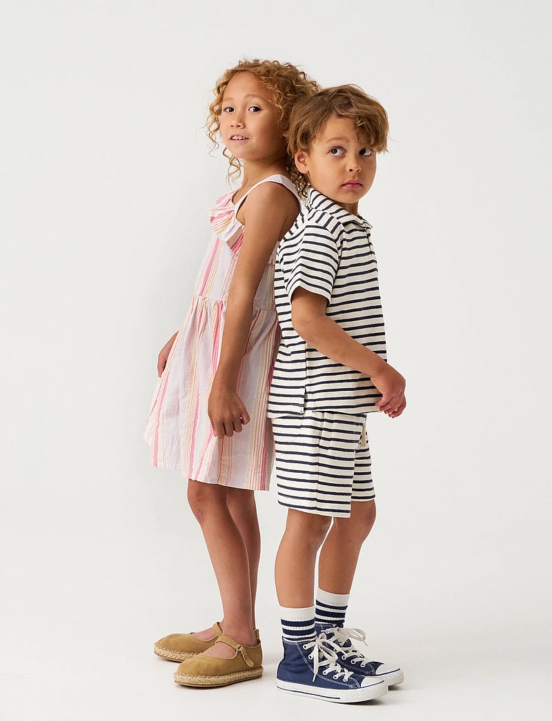 Minymo - Polo T-shirt SS Y/D - kurzärmelig - vanilla ice - 3